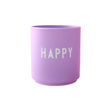 Design Letters - Lieblingsbecher HAPPY, lila