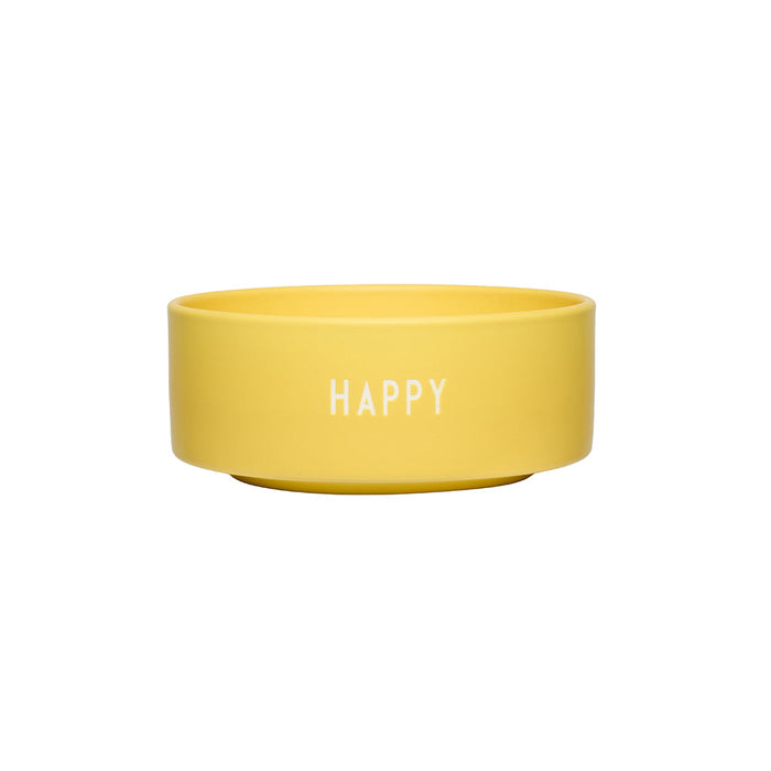 Design Letters - Snack Bowl HAPPY YELLOW