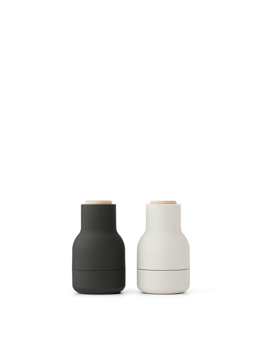 Audo Copenhagen- Bottle Grinder, small, (Set aus 2), Ash/Carbon, Beech