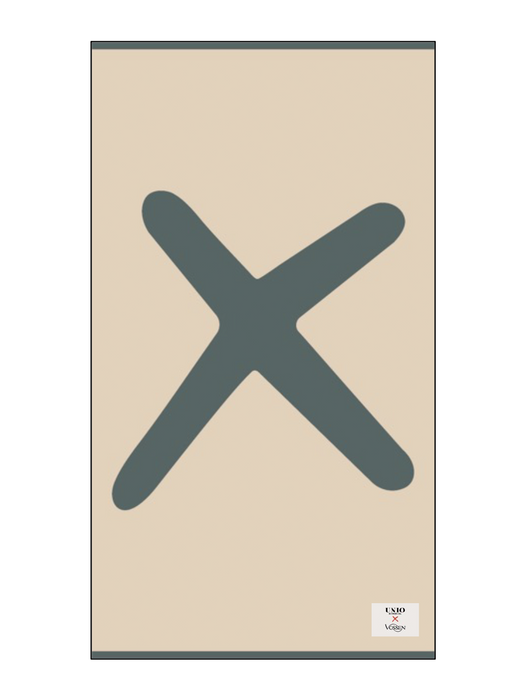 UNIO - ISCHIA Strandtuch, salvia / sand