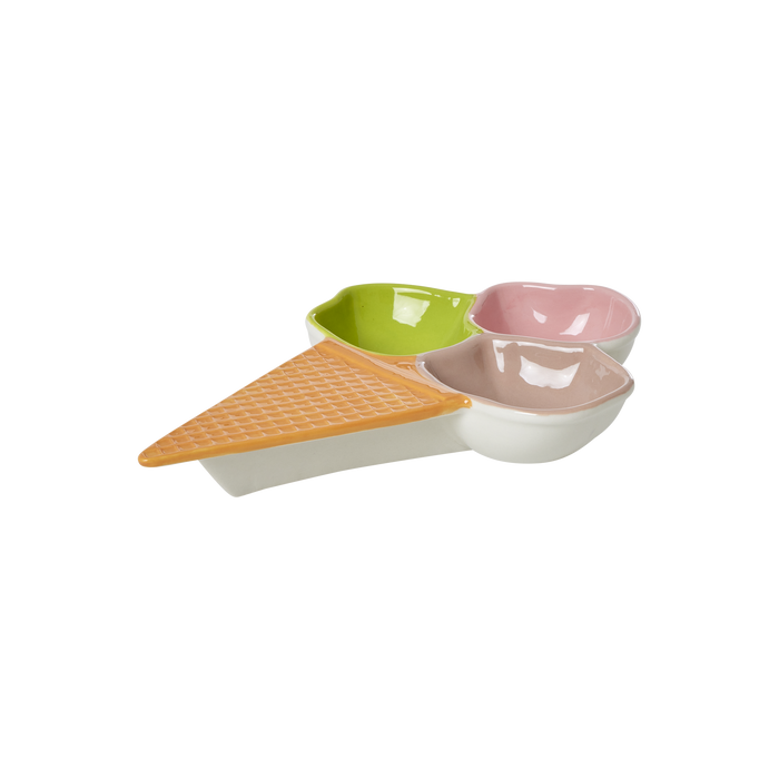 RICE - Keramik Eiswaffel, pink