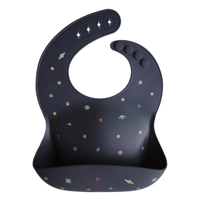 Mushie - Silicone Bib, planets