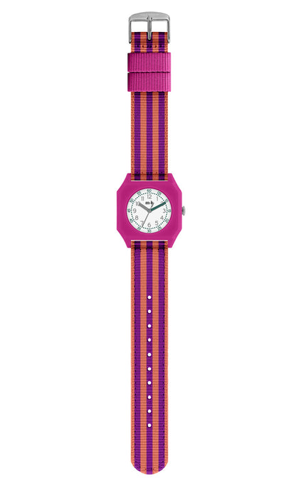 mini kyomo - Kinder Armbanduhr, Ruby Papaya