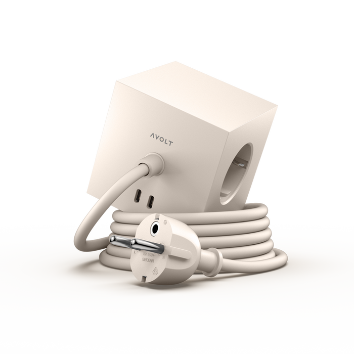 Avolt - Square 1 USB-C & Magnet, nomad sand