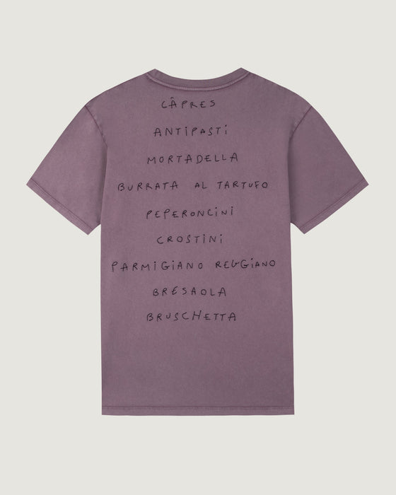 Maison Labiche - T-Shirt "Aperetiv", violet wash