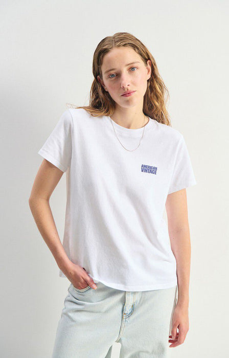 American Vintage - T-Shirt, blanc