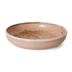 HK Living - Chef ceramics, Deep Plate L, rustic pink