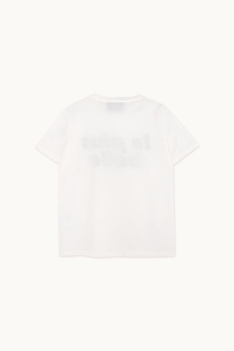 TINYCOTTONS - LA PLUS BELLE T-Shirt, off-white/deep green