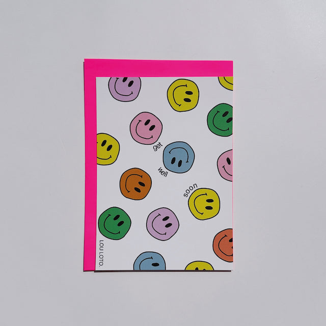 LOU LOTO. - Postkarte Get well soon