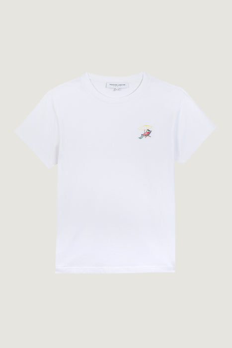 Maison Labiche - T-Shirt Popincourt "Beach Frog", white
