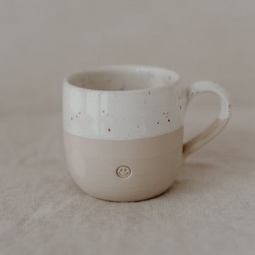 Eulenschnitt - Kleine Cappucino Tasse "Smiley"