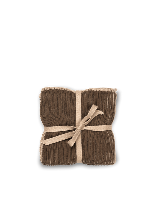 Ferm - Twofold Cloth, 2er-Set, sage/sand