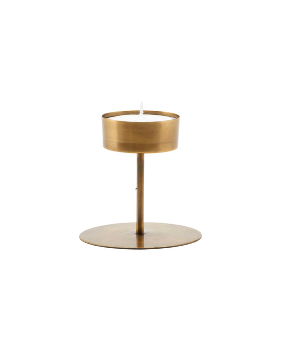 House Doctor - Teelichthalter, Anit, Antique brass