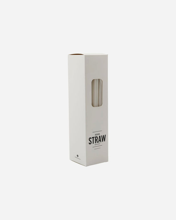 House Doctor - Strohhalm, Save, White / 100 Stk.