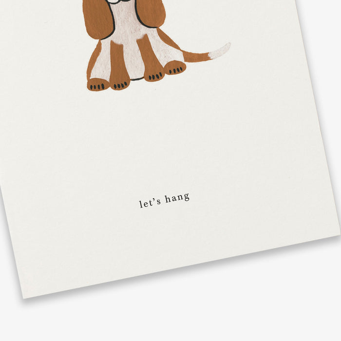 KARTOTEK - Greeting Card, Basset Hound