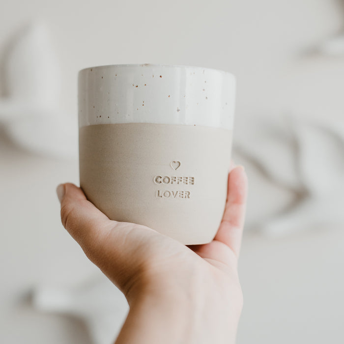 Eulenschnitt - Becher "Coffee Lover"