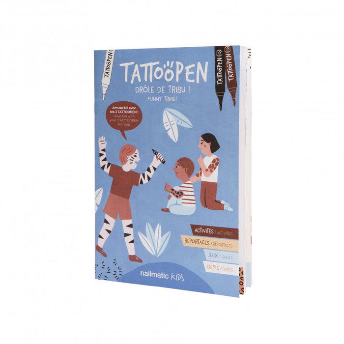 Nailmatic - Tattoo-Stift Set für Kinder, Funny tribe