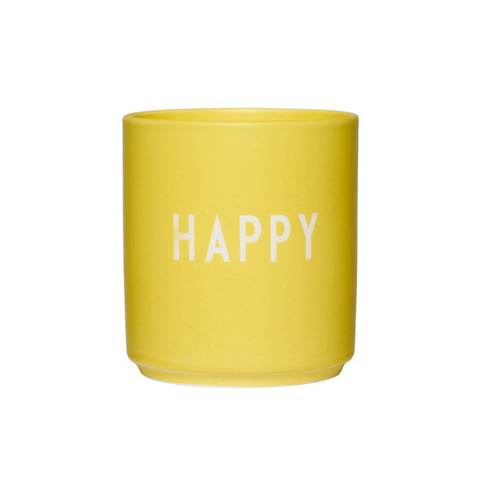 Design Letters - Lieblingsbecher HAPPY / yellow