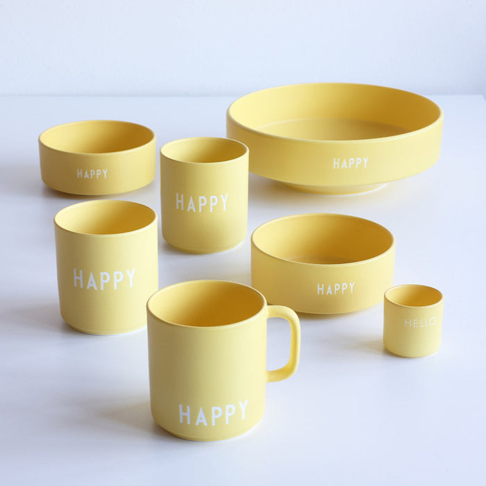 Design Letters - Lieblingsbecher HAPPY / yellow