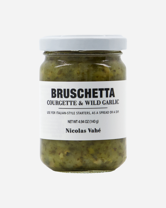 Nicolas Vahé - Bruschetta, courgette & wild garlic