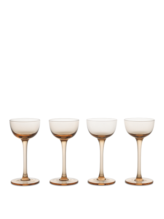 Ferm - Host Liqueur Glasses, Set of 4, blush