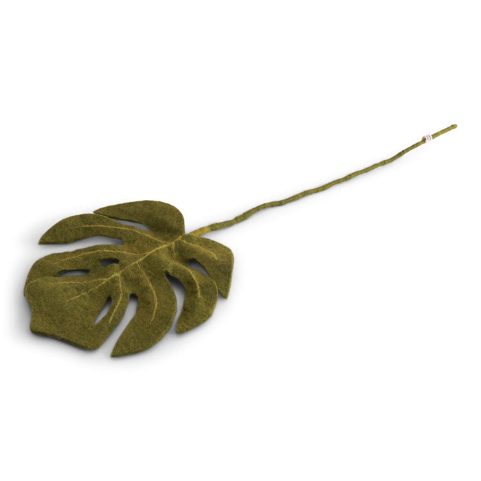 Gry & Sif - Monstera Leaf Branch, green