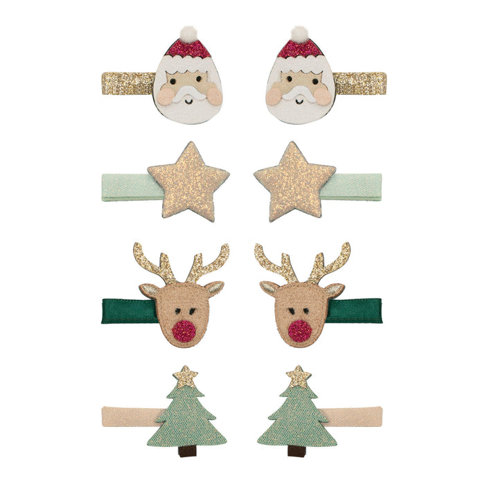 Mimi & Lula - Santa & Rudolph Mini Clips