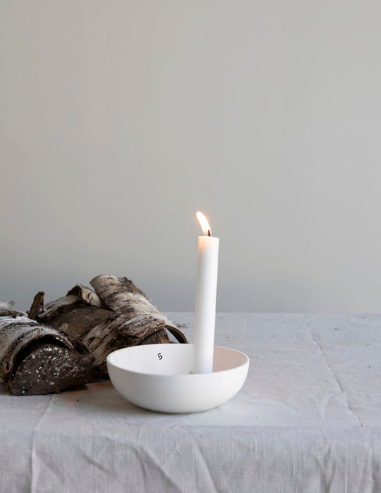 Storefactory- Lidatorp, small white candlestick