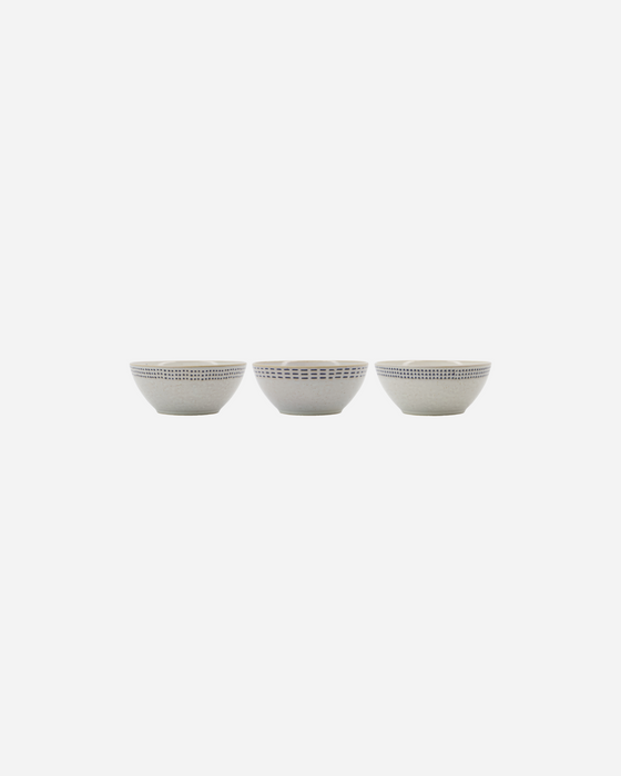 House Doctor - Bowl, Stich, off-white