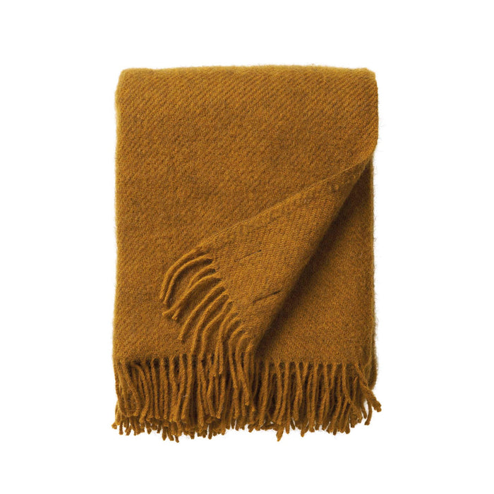 Klippan - Gotland caramel, woven wool throw