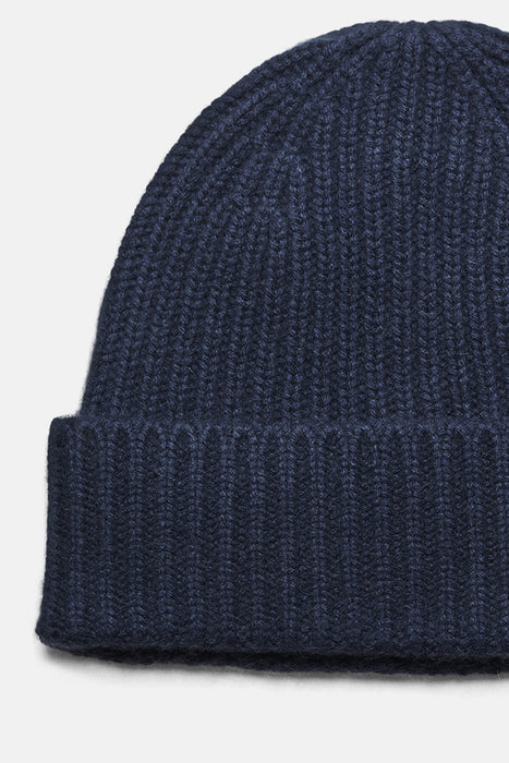 Mouleta - Kaschmir Beanie, navy (Farbe 490)