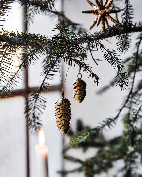 House Doctor - Ornaments, Cone, gold