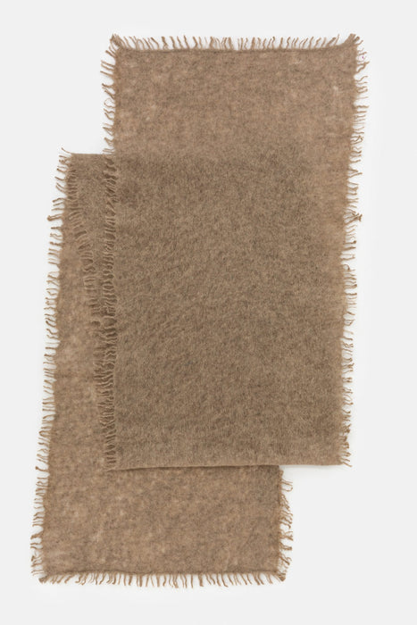 Mouleta - Kaschmir Halstuch, dark beige melange (Farbe 502)