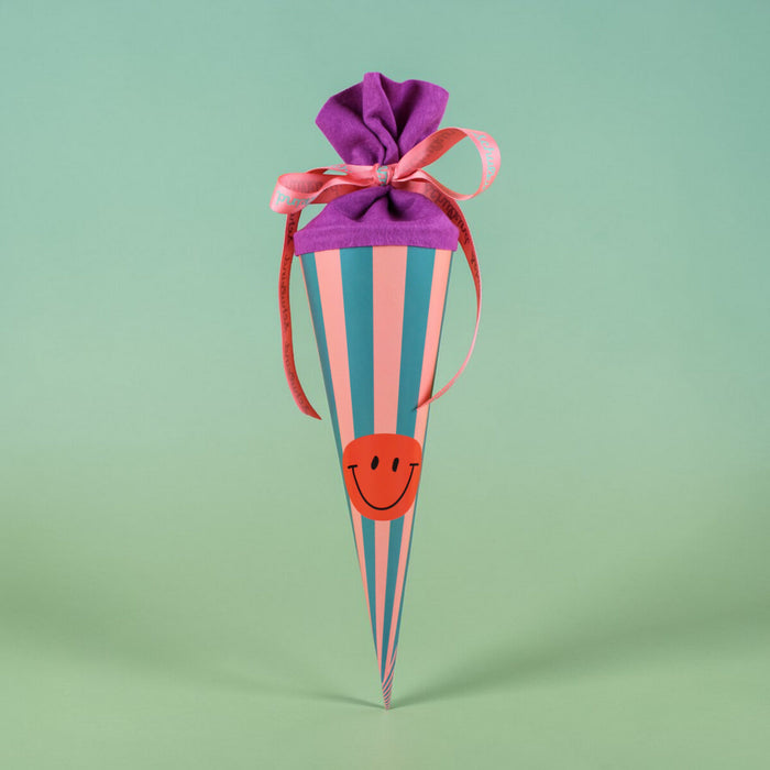 ava&yves - Schultüte 35cm, Smile orange