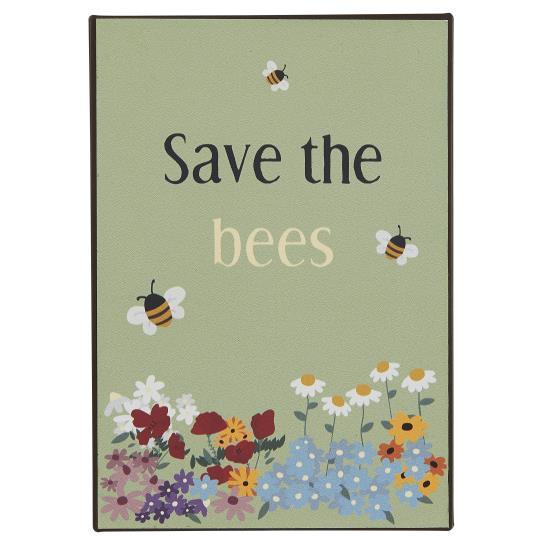 IB Laursen - Metallschild "Save the bees"
