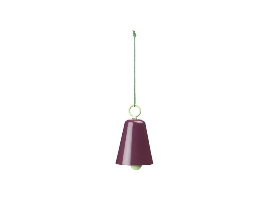 Broste Copenhagen - Bell Christbaumschmuck, blackberry purple