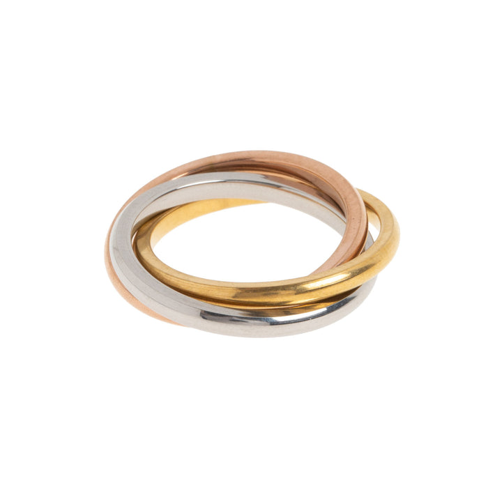 timi of Sweden - Jules Triple Color Ring, stainless steel