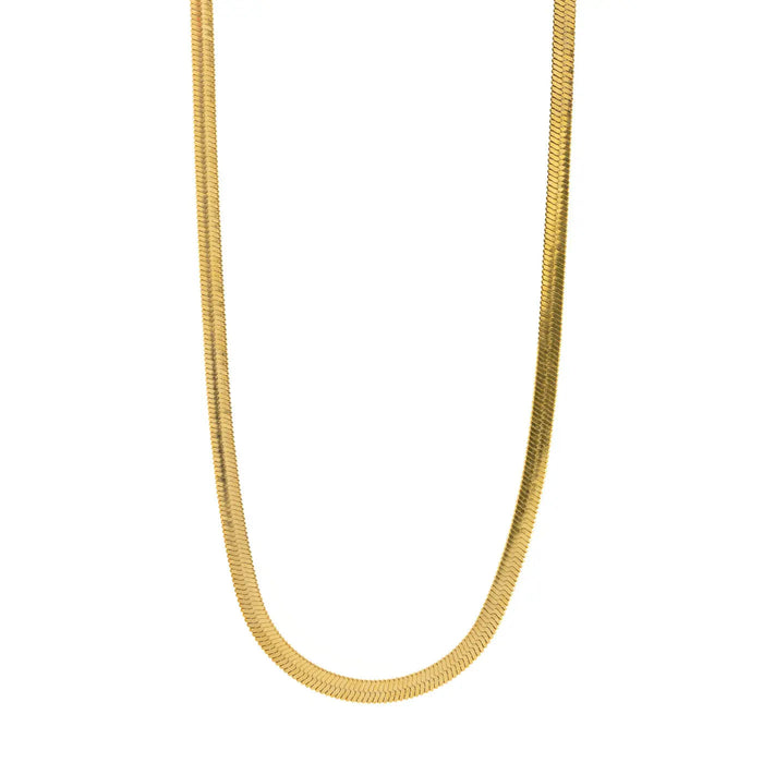 timi of Sweden - Ivy - Snake Chain Necklace Stainless Steel gold