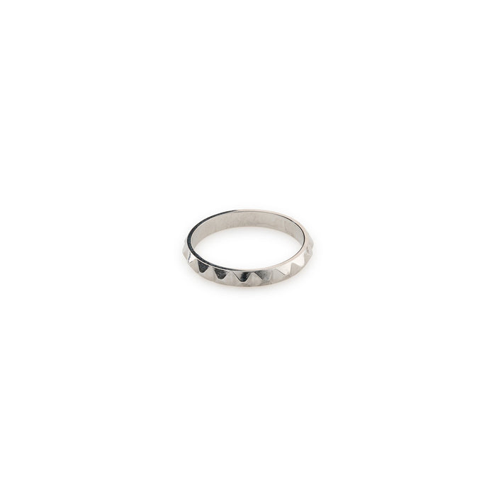 timi of Sweden - Vide, Dainty Ring Spike Stainless Steel, silver