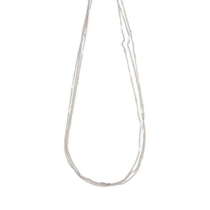 timi of Sweden - Mika, multi Chain Necklace, stainless steel silver