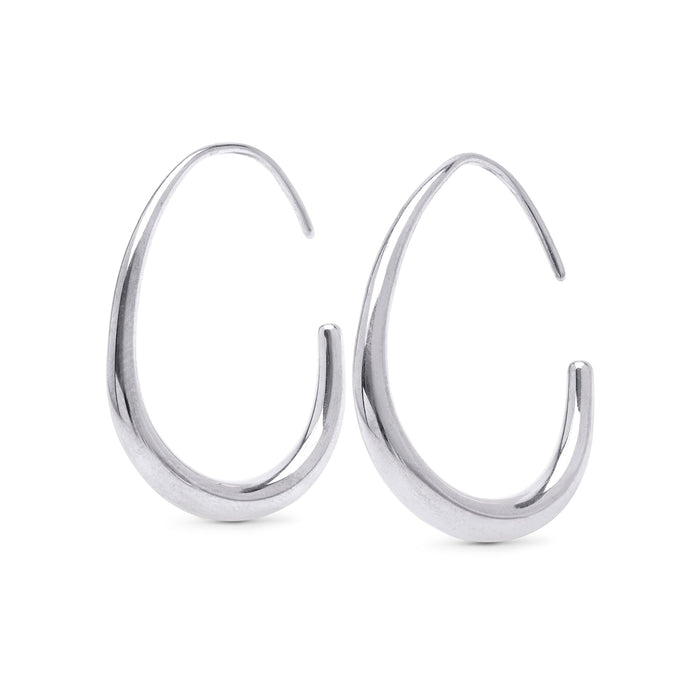 timi of Sweden - Vilhelmia, Adjustable Hoop Earrings, silver
