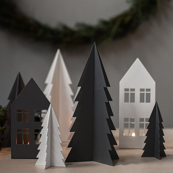 Storefactory - Gimdalen, medium white metal christmas tree