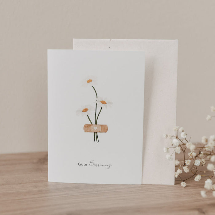 Eulenschnitt - Klappkarte Pflaster