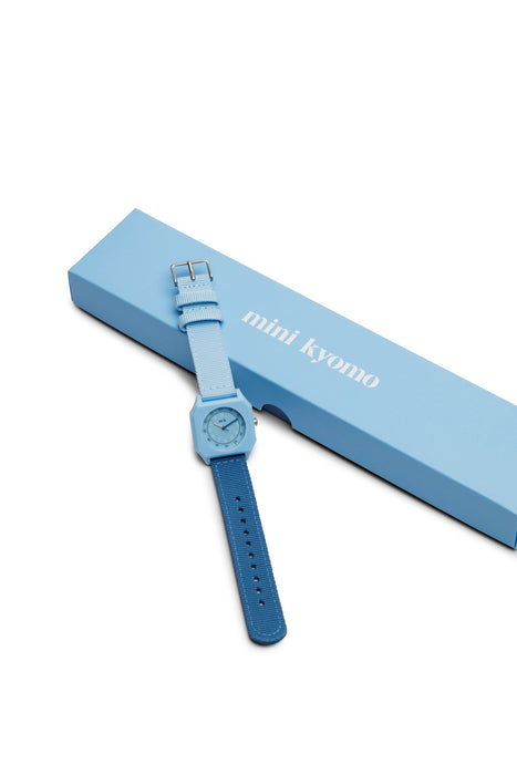 mini kyomo - Kinder Armbanduhr, Blue Cotton Candy