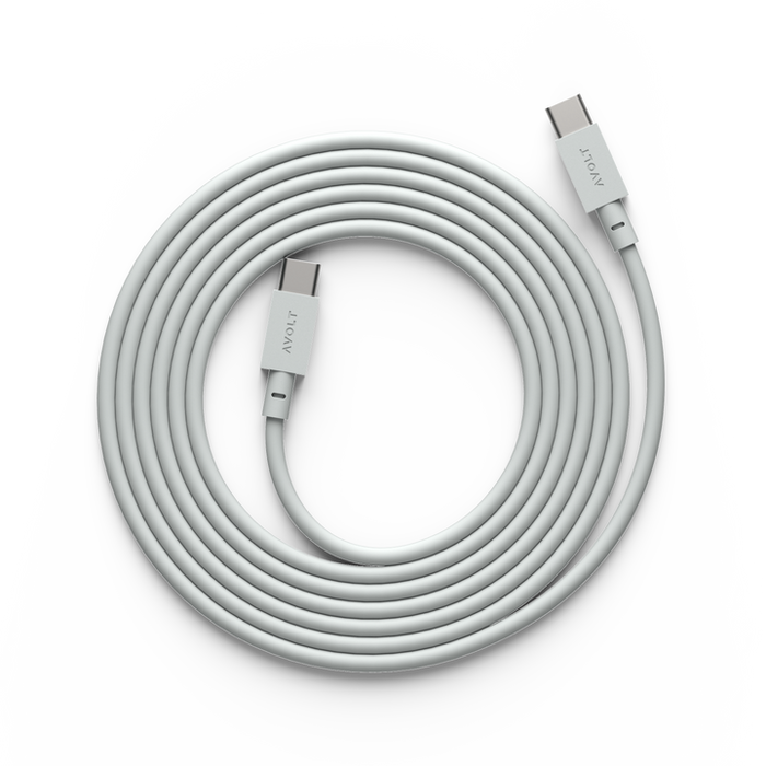 Avolt - Cable 1 USB-C to USB-C, 2m, gotland grey