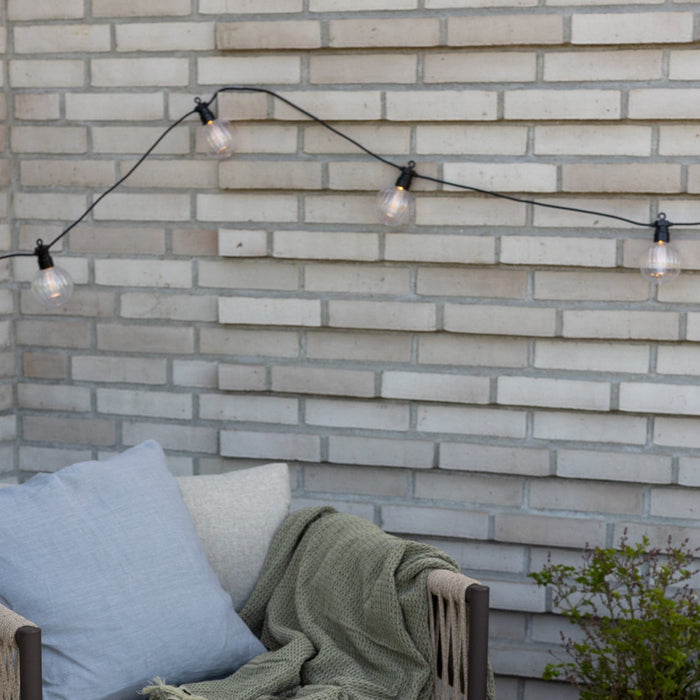 DELUXE Homeart - LED Lichterkette STRIPE, Starterset, Kugel-Durchmesser 8cm