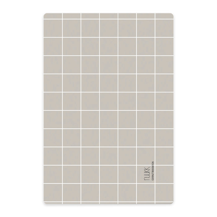 nuuk - Frühstücksbrettchen "Grid himmelblau"