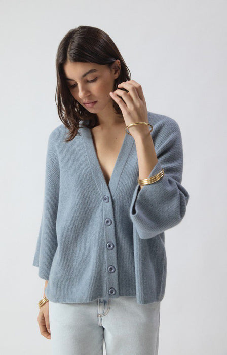 American Vintage - Cardigan DAMSVILLE, orage chine