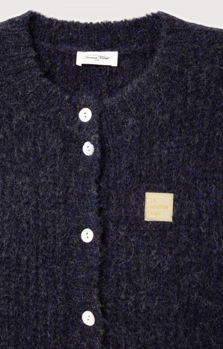 American Vintage - Weste, navy mouline