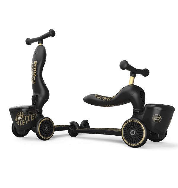 Scoot & Ride - Highwaykick 1 Lifestyle, black/gold